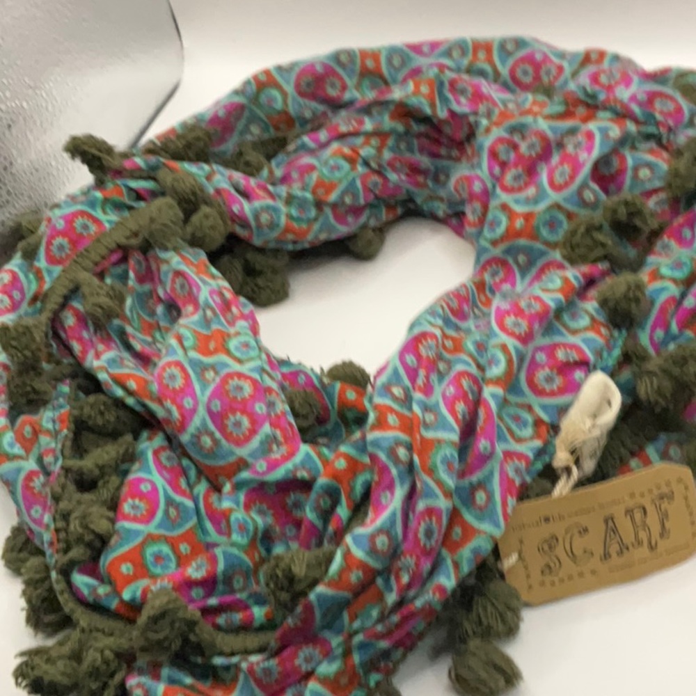 NEW Natural Life Infinity Scarf Turquoise